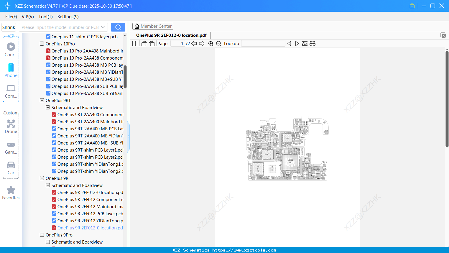 OnePlus 9R 2EF012-0 Location